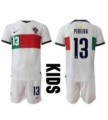 Portugal Danilo Pereira #13 Borta Kläder Barn VM 2022 Kortärmad (+ Korta byxor)